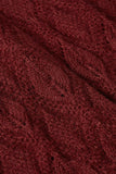 King Louie cardi roundneck orcia cabernet red 09057-622