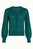 King Louie cardi V Farfalle Spruced Green 09052-358