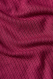 King Louie carice V top uni rib beaujolais red 08330-605