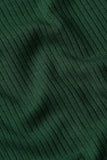 King Louie carice V top uni rib forest green 08330-204
