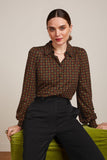 King Louie carina blouse valley cabernet red 09305-622