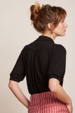 King Louie carina blouse viscose light black 09477-001