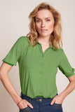 King Louie carina blouse viscose shade green 09477-231