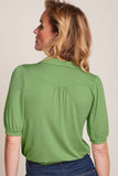King Louie carina blouse viscose shade green 09477-231