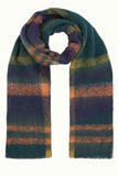 King Louie check scarf pine green 09121-200