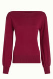 King Louie cybil top cocoon beaujolais red 09160-605
