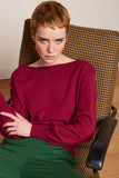 King Louie cybil top cocoon beaujolais red 09160-605