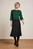 King Louie cybil top cocoon forest green 09160-204