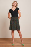 King Louie double v top uni rib black 08875-001