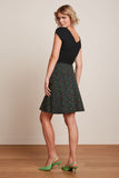 King Louie double v top uni rib black 08875-001