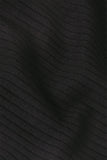 King Louie double v top uni rib black 08875-001
