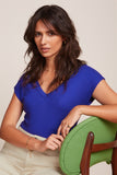 King Louie double v top uni rib bluing 08875-490
