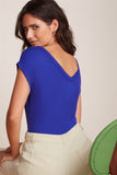 King Louie double v top uni rib bluing 08875-490