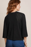 King Louie emily cardi rocky ajour black 09641-001