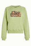 King Louie febe sweater peachy margarite green 09719-397