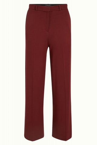 King Louie federica pants milano uni beet red 09373-601