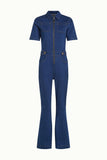 King Louie flare jumpsuit sloane denim indigo blue 09004-410