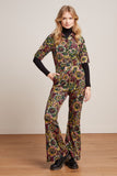 King Louie garbo flare jumpsuit tulsa black 09102-001