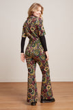 King Louie garbo flare jumpsuit tulsa black 09102-001