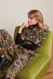 King Louie garbo flare jumpsuit tulsa black 09102-001