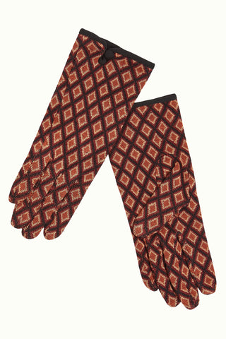 King Louie gloves brash cabernet red 09129-622