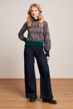 King Louie jeanie top duchess pine green 09051-200