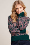 King Louie jeanie top duchess pine green 09051-200