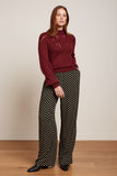 King Louie joanie raglan top orcia cabernet red 09055-622