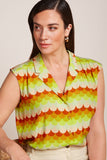 King Louie july blouse peaches umbre 09596-549