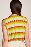 King Louie july blouse peaches umbre 09596-549