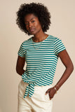 King Louie knot T-Shirt Chopito Stripe ponderosa green 08866-205