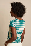 King Louie knot T-Shirt Chopito Stripe ponderosa green 08866-205