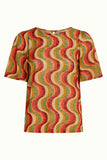 King Louie lizzy top jiggy ribbon red