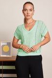 King Louie lyra top marea cameo green