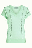 King Louie lyra top marea cameo green