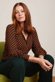 King Louie maisie blouse mayfield beet red 09099-601
