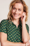 King Louie maisie blouse toulouse dobby black