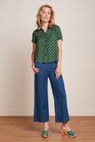 King Louie maisie blouse toulouse dobby black