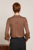 King Louie maisie blouse valet cabernet red 09300-622