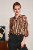 King Louie maisie blouse valet cabernet red 09300-622