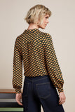 King Louie maisie blouse valet streeple blue 09300-438
