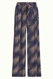 King Louie marnie pants cleo evening blue