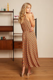 King Louie marty halter dress gallery streeple blue 08896-438