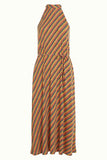 King Louie marty halter dress gallery streeple blue 08896-438