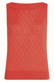King Louie nicky top mateo knit tweed orange