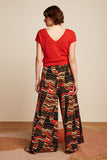 King Louie palazzo pants wildly black 08774-001