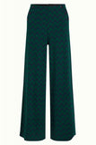 King Louie pia pants duffy jacquard evening blue 09328-445