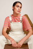 King Louie salopette retro denim ivory 09756-076