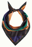 King Louie Satin Scarf Razzle Evening Blue 09856-445