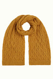 King Louie scarf ajour carre gold 09119-876